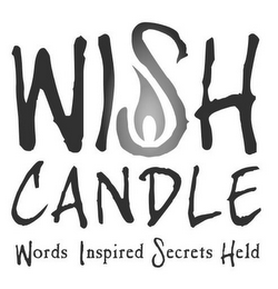 WISH CANDLE WORDS INSPIRED SECRETS HELD logo