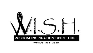 W.I.S.H. WISDOM INSPIRATION SPIRIT HOPE WORDS TO LIVE BY logo
