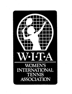 W.I.T.A. WOMEN'S INTERNATIONAL TENNIS ASSOCIATION logo