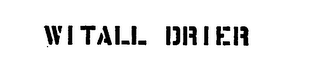 WITALL DRIER logo