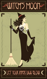 WITCH'S MOON LET YOUR INNER DIVA GLOW logo