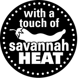 WITH A TOUCH OF SAVANNAH HEAT logo