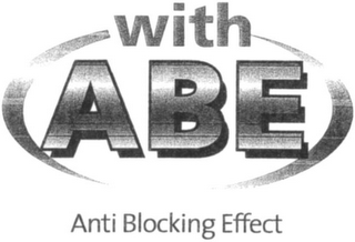 WITH ABE ANTI BLOCKING EFFECT logo