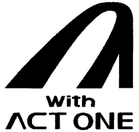 WITH ACT ONE logo