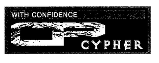 WITH CONFIDENCE CP CYPHER logo
