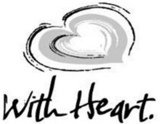 WITH HEART. logo