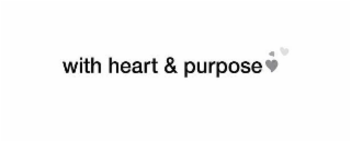WITH HEART & PURPOSE logo