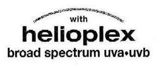 WITH HELIOPLEX BROAD SPECTRUM UVA·UVB logo