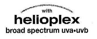 WITH HELIOPLEX BROAD SPECTRUM UVA·UVB logo