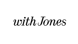 WITH JONES logo
