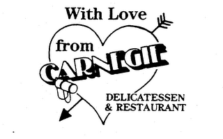 WITH LOVE FROM CARNEGIE DELICATESSEN & RESTAURANT logo