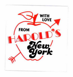 WITH LOVE FROM HAROLD'S NEW YORK logo