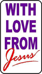 WITH LOVE FROM JESUS logo