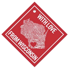 WITH LOVE FROM WISCONSIN logo