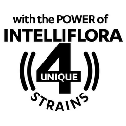 WITH THE POWER OF INTELLIFLORA 4 UNIQUESTRAINS logo
