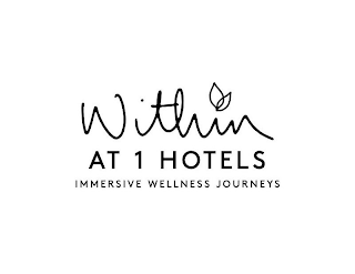 WITHIN AT 1 HOTELS IMMERSIVE WELLNESS JOURNEYS logo