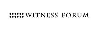 WITNESS FORUM logo