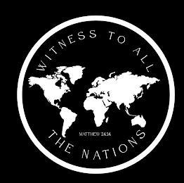WITNESS TO ALL THE NATIONS MATTHEW 2414 logo