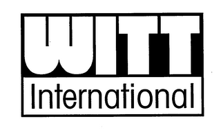WITT INTERNATIONAL