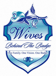 WIVES BEHIND THE BADGE ONE FAMILY. ONE VISION. ONE BADGE. logo