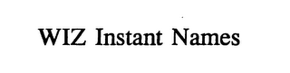 WIZ INSTANT NAMES logo