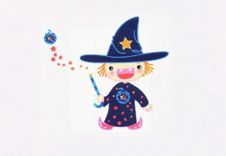 WIZ ISLAND GENUINE PLAY SCHOOL logo