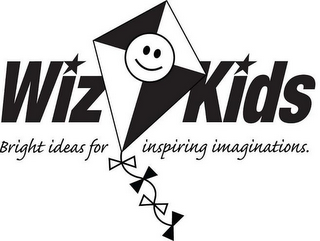 WIZ KIDS BRIGHT IDEAS FOR INSPIRING IMAGINATIONS. logo