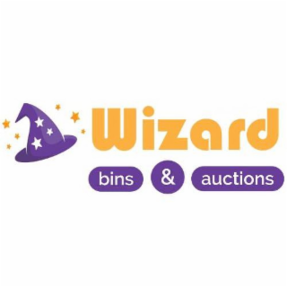 WIZARD BINS & AUCTIONS logo