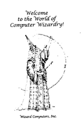 WIZARD COMPUTERS INC. WELCOME TO THE WORLD OF COMPUTER WIZARDRY logo