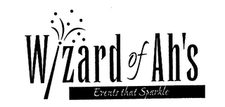WIZARD OF AH'S EVENTS THAT SPARKLE logo