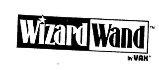 WIZARD WAND BY VAX logo