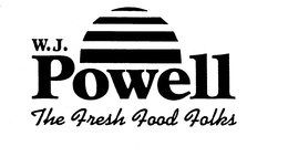 W.J. POWELL THE FRESH FOOD FOLKS logo
