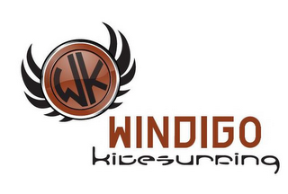 WK WINDIGO KITESURFING logo