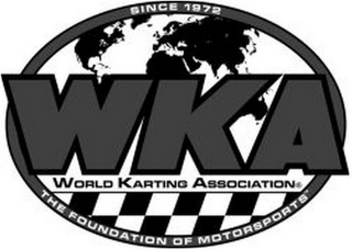 WKA WORLD KARTING ASSOCIATION SINCE 1972 THE FOUNDATION OF MOTORSPORTS logo