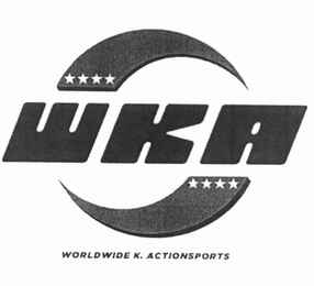 WKA WORLDWIDE K. ACTION SPORTS logo