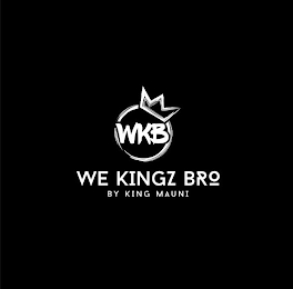 WKB WE KINGZ BRO BY KING MAUNI logo