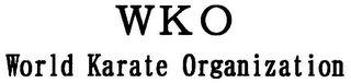 WKO WORLD KARATE ORGANIZATION logo
