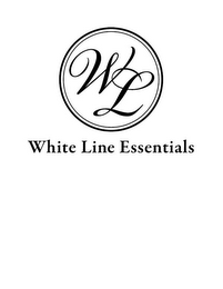 WL WHITE LINE ESSENTIALS logo