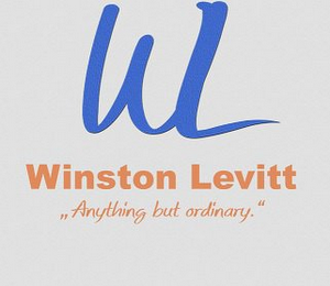 WL WINSTON LEVITT "ANYTHING BUT ORDINARY." logo