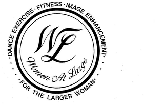 WL WOMEN AT LARGE DANCE EXERCISE-FITNESS-IMAGE ENHANCEMENT FOR THE LARGER WOMAN logo