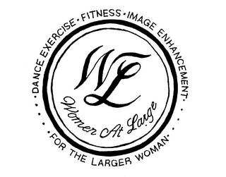 WL WOMEN AT LARGE DANCE EXERCISE FITNESS IMAGE ENHANCEMENT FOR THE LARGER WOMAN logo