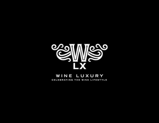 WLX WINE LUXURY CELEBRATING THE WINES LIFESTYLE logo