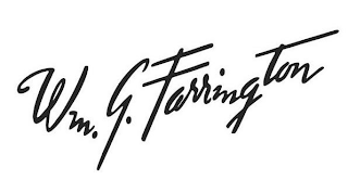 WM. G. FARRINGTON logo