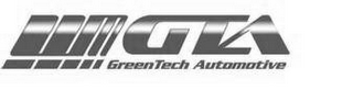 WM GTA GREENTECH AUTOMOTIVE logo