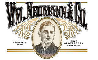WM. NEUMANN & CO. VIRGINIA, USA FINE APOTHECARY FOR MEN logo