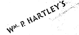 WM. P. HARTLEY'S logo