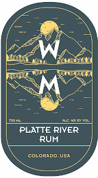 WM PLATTE RIVER RUM logo