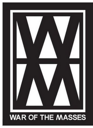 WM WAR OF THE MASSES logo