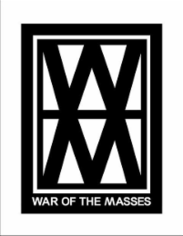 WM WAR OF THE MASSES logo