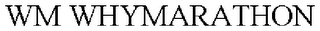 WM WHYMARATHON logo